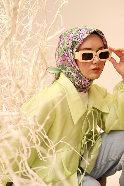 Silk Home وشاح حريري من التويل 11434-08