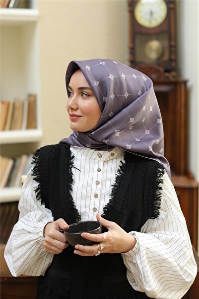 Silk Home Twill İpek Eşarp - 11392-26 Leylak