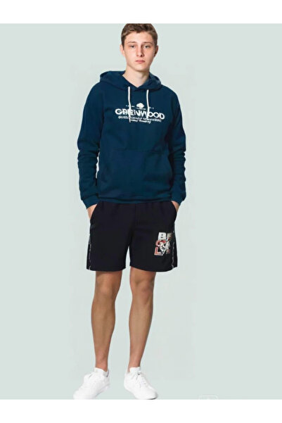 BERNEO Hanorac unisex cu detaliu de buzunar cu 3 fire