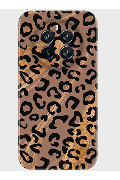 realme 12 Pro Kılıf Kamera Korumalı Baskılı Silikon Kapak - leopar