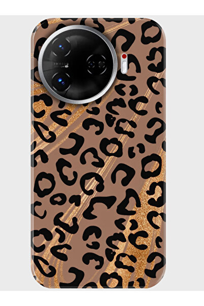 TECNO Camon 30 Pro 5g Kılıf Kamera Korumalı Baskılı Silikon Kapak - leopar