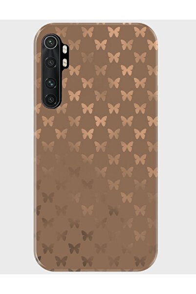 Duadan Xiaomi Mi Note 10 Lite Kılıf Desenli Baskılı Silikon - brownçiçek