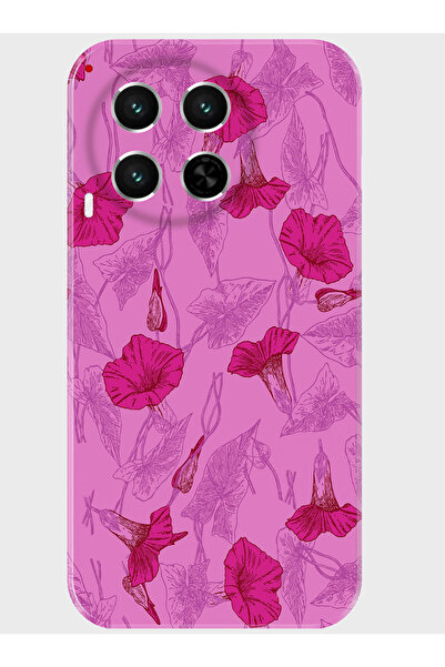 TECNO Camon 30 Kılıf (CL6) Uyumlu Kamera Korumalı Baskılı Silikon Kapak - pembeçiçekler