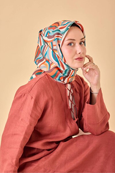 Silk Home وشاح حريري من نسيج التويل 11471-35