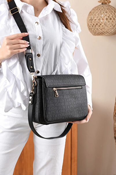 JP POLO Women's Original Just Polo Printed Oversized Stylish Hand and Shoulder Bag Shoulder Bag Size: 29 X 25 cm