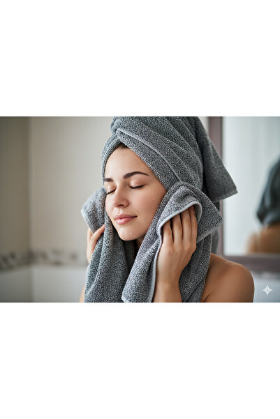 MOON SECRET Towel - Gray - Face towel