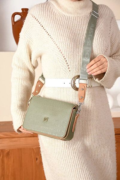 Just Polo Women's Embossed Printed Hand and Shoulder Bag Shoulder Bag