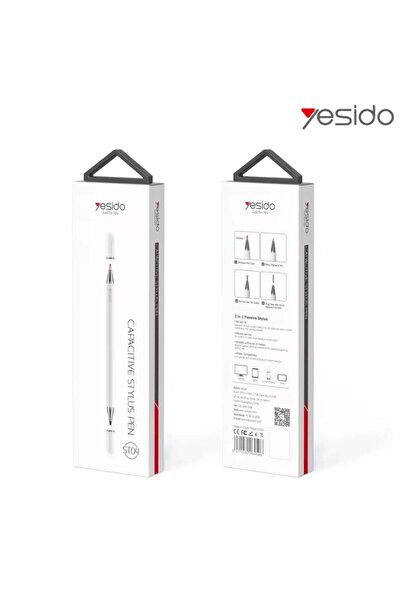 Yesido ST04 Capacitive Stylus Pen for Tablet with Smart Pressure Touch White