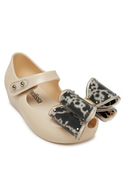 Melissa Μπαλαρίνες για κορίτσια μπεζ MELISSA-M 35967 BC925 ΜΠΕΖ/ΜΑΥΡΟ