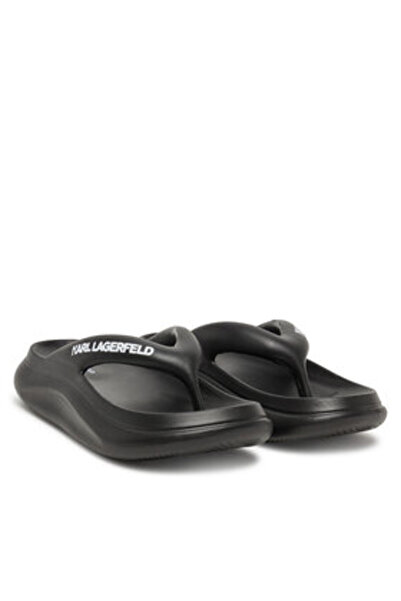 Karl Lagerfeld Γυναικείες σαγιονάρες μαύρες KARL LAGERFELD-KL85025 V00 ΜΑΥΡΕΣ...