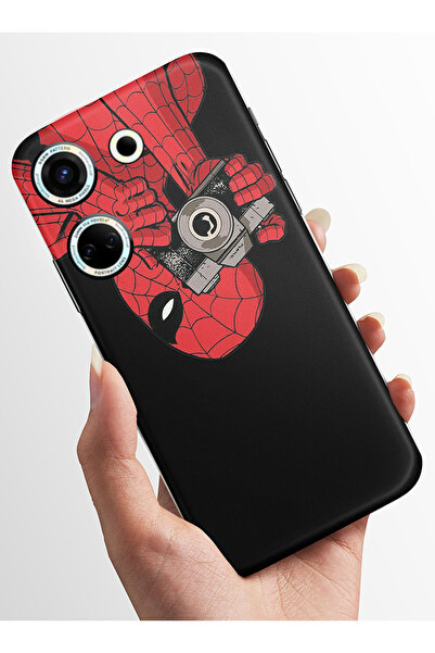 TECNO Camon 20 Kılıf Kamera Korumalı Baskılı Silikon Kapak - spiderman4