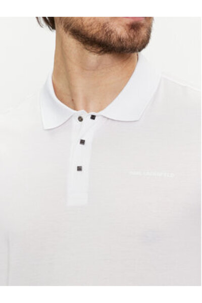 Karl Lagerfeld Ανδρικό Πόλο 745000 542200 Λευκό