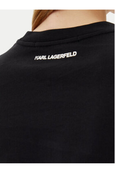 Karl Lagerfeld Γυναικείο T-Shirt A1W17126 Μαύρο