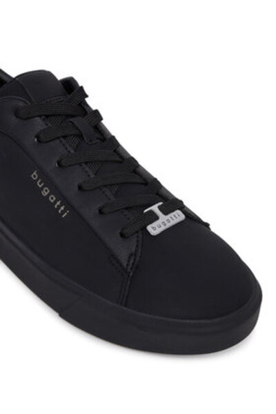 BUGATTI Ανδρικά αθλητικά παπούτσια μαύρα BUGATTI-324-AMU01-5050 1010 ΜΑΥΡΟ / ΜΑΥΡΟ