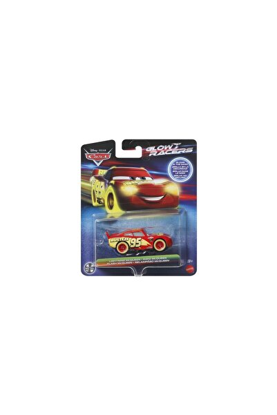 mattel Mașini Glow Racers Metallic Fulger McQueen 1:55