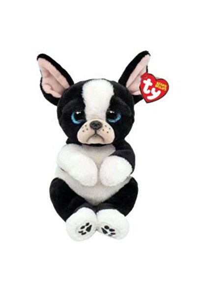 TY Jucărie Beanie Bellies 24 cm, alb și negru, cățeluș Tink