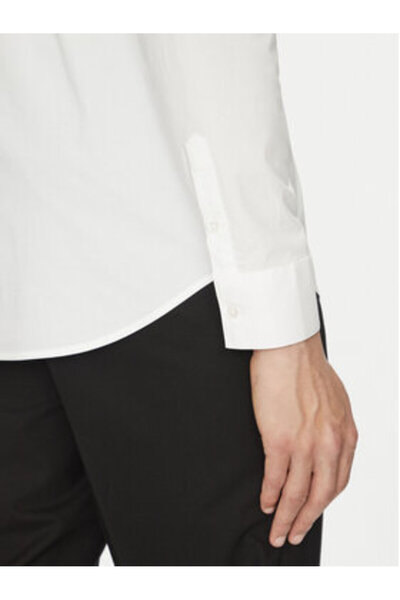 Karl Lagerfeld Ανδρικό Πουκάμισο 605911 552671 Λευκό