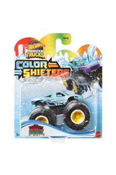 HOT WHEELS MONSTER TRUCK PODIUM CRASHER WITH COLOR CHANGERS SCALE 1:64