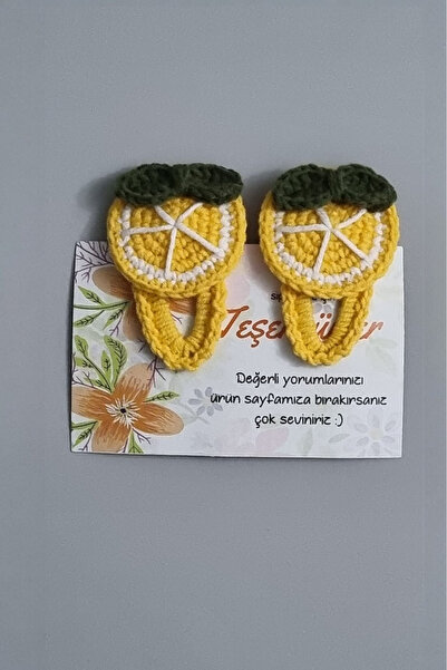 ELYTA KALİTEYİ UCUZA AL Agrafă pentru păr pentru fete, tricotată manual, cu î...