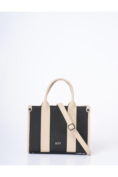 KYR Tote torba Crni nerac sa detaljima logotipa