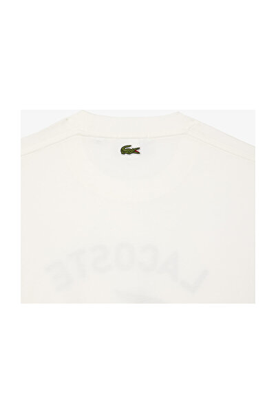 Lacoste Γυναικείο T-Shirt TH2733 Εκρού