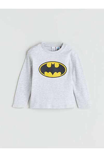 LC Waikiki New Season Crew Neck Printed Baby Boy Pajama Set