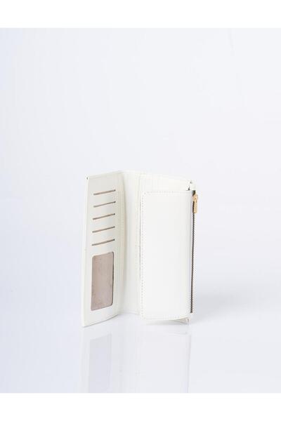 Kayra Magnet Closure Wallet Optical White