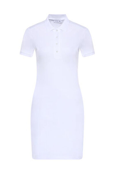 Lacoste Γυναικείο Φόρεμα Casual λευκό LACOSTE-EF5473 001 ΛΕΥΚΟ