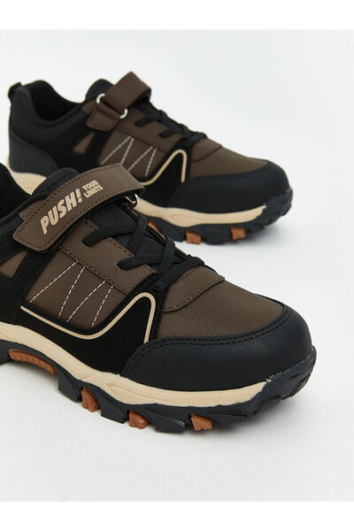 LC Waikiki Lcw Steps Boys' Trekking Shoes with Laces and Velcro