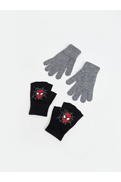 LC Waikiki Peak Yeni Sezon Spider-Man Baskılı Erkek Çocuk Eldiven Seti 2'li