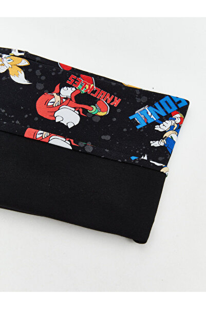 LC Waikiki Peak New Season Sonic Printed Boys' Neck Collar