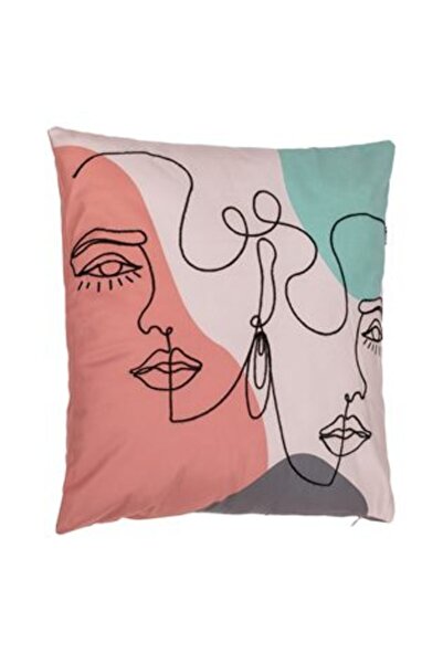 Jumbo Pernă decorativă de iarnă din catifea cu design abstract 45 x 45 cm