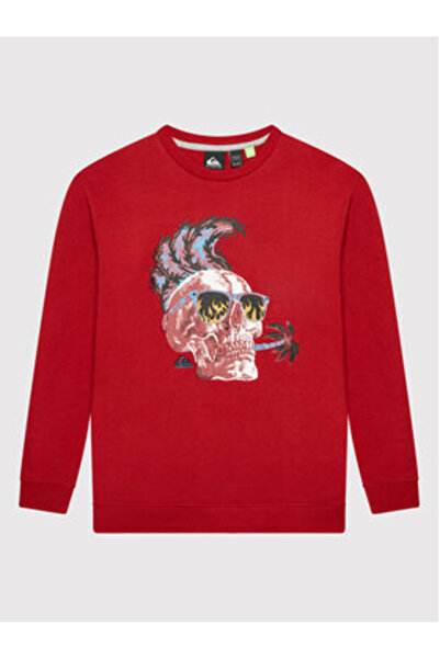 Quiksilver Φούτερ για αγόρι EQBFT03791 Κόκκινο