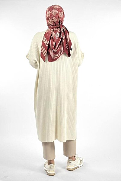 TRENDTESETTÜR Women's Beige (Stone) Knit Tunic t 50381