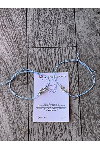 Ben Aleina Sonsuz Bag Açık Mavi Çift Bileklik