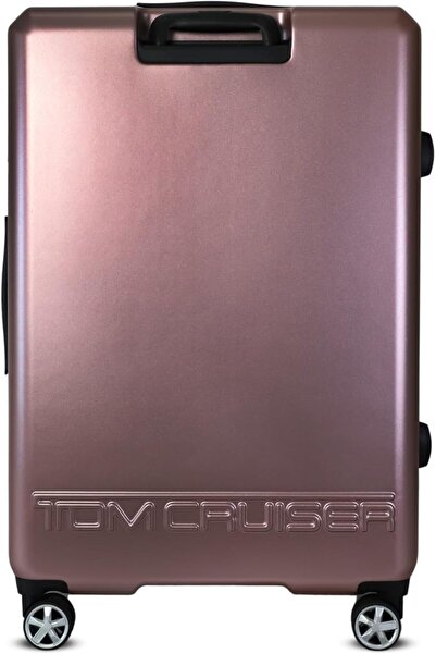 Tom Cruiser Navigator 24 Inch Hard Trolley Pink – ABS+PC Lightweight Suitcase with Silent Spinner