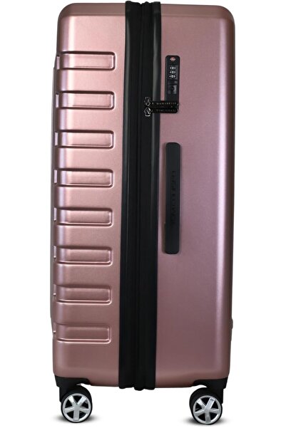 Tom Cruiser Navigator 24 Inch Hard Trolley Pink – ABS+PC Lightweight Suitcase with Silent Spinner