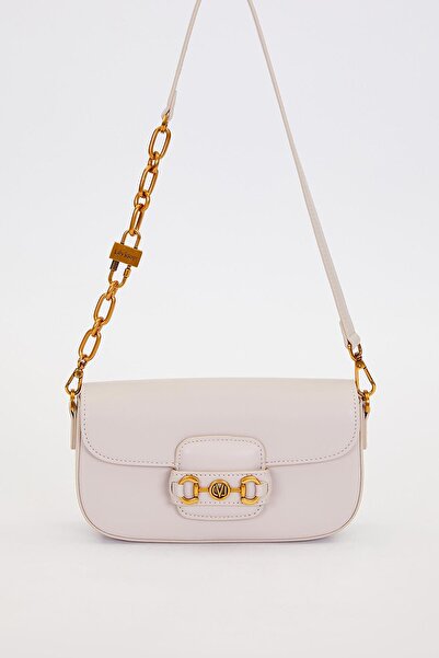 Levidor Сумка через плече з сірим замком на ланцюжку