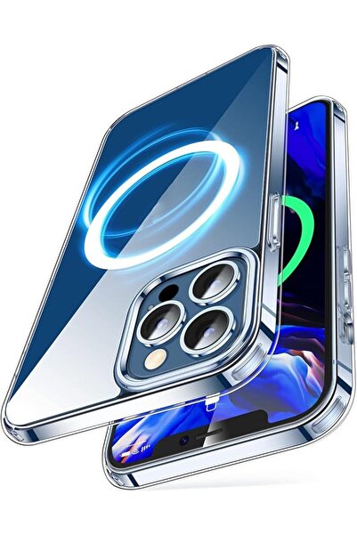 Glassology جراب شفاف مقاوم للصدمات لهاتف iPhone 15 Pro - حماية عسكرية ومصد