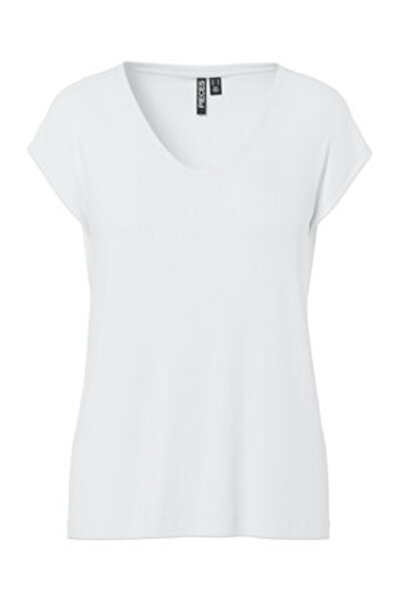 PIECES Γυναικείο T-Shirt 17078732 Λευκό