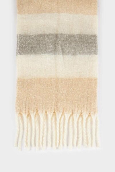 DeFacto Eșarfă țesută cu blocuri de culoare pentru fete (25 WN)