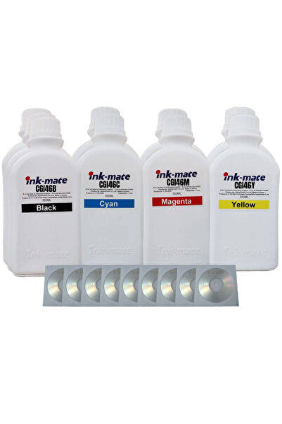 Ink-mate Set Flacon Cerneala Compatibil Canon 3x500 GI-46BK Negru 2x500 GI-46C Cyan 2x500 GI-46M Mag
