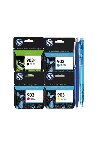 HP Original HP Ink Cartridge Set (903XL/903) T6M15AEBk T6L87AEC, T6L91AEM, T6L95AEY, Pix m and Pix Sch