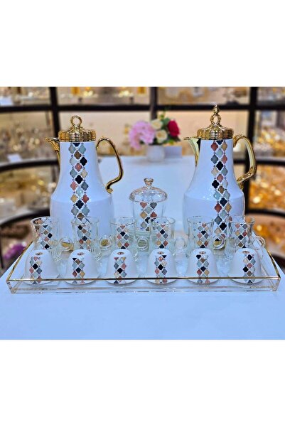 Radin Damanhoor Exclusive 22-Piece Tea and Coffee Set - Ramadan Collection