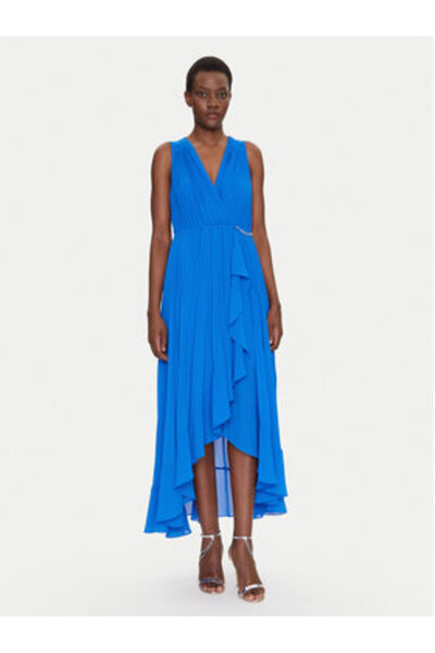 Morgan Γυναικείο φόρεμα κοκτέιλ μπλε MORGAN-251-ROSYTA 947 COSMOS M