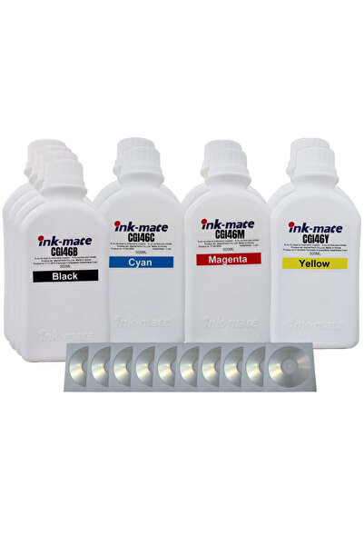 Ink-mate Set Flacon Cerneala Compatibil Canon 4x500 GI-46BK Negru 2x500 GI-46C Cyan 2x500 GI-46M Mag