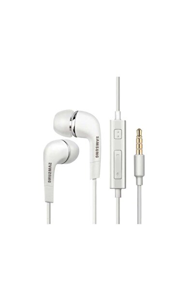 Samsung EHS64 Wired Earphones with Microphone, 3.5mm Jack, White