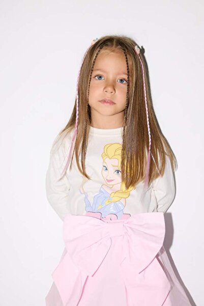 DeFacto Baby Girl Frozen Crew Neck Long Sleeve T-Shirt (25 Au)