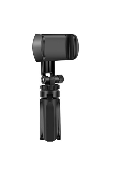 Choice حامل هاتف أسود محمول ثلاثي القوائم قابل للطي وحامل هاتف محمول لسطح الم...