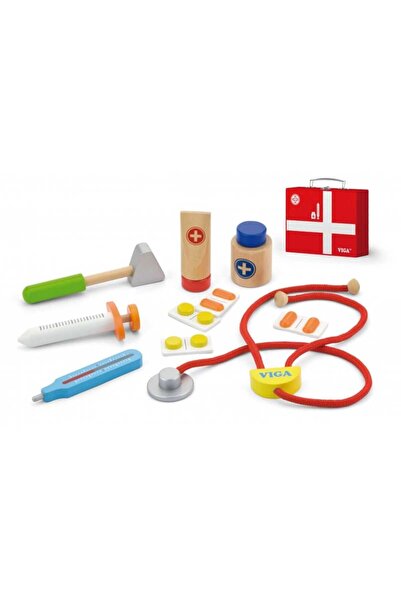 Viga Toys Trusa medicala Viga, lemn, multicolor KID505301